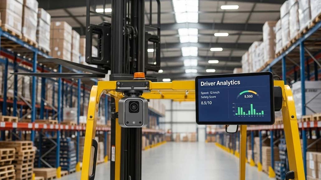 AI Powered Forklift Safety Technology by Pallet Track
