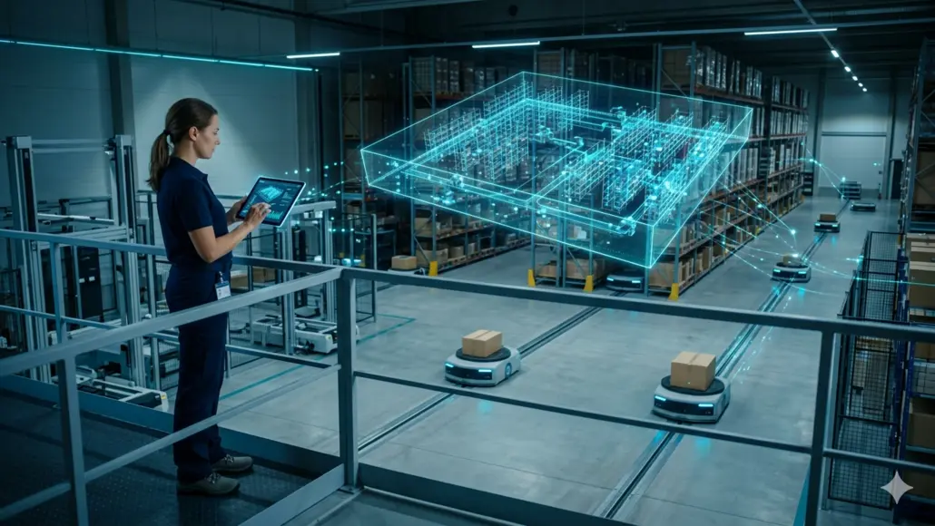 digital twins warehouse operations