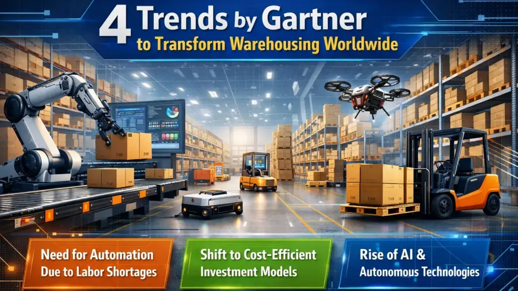 4 Trends by Gartner to Transform Warehousing Worldwide