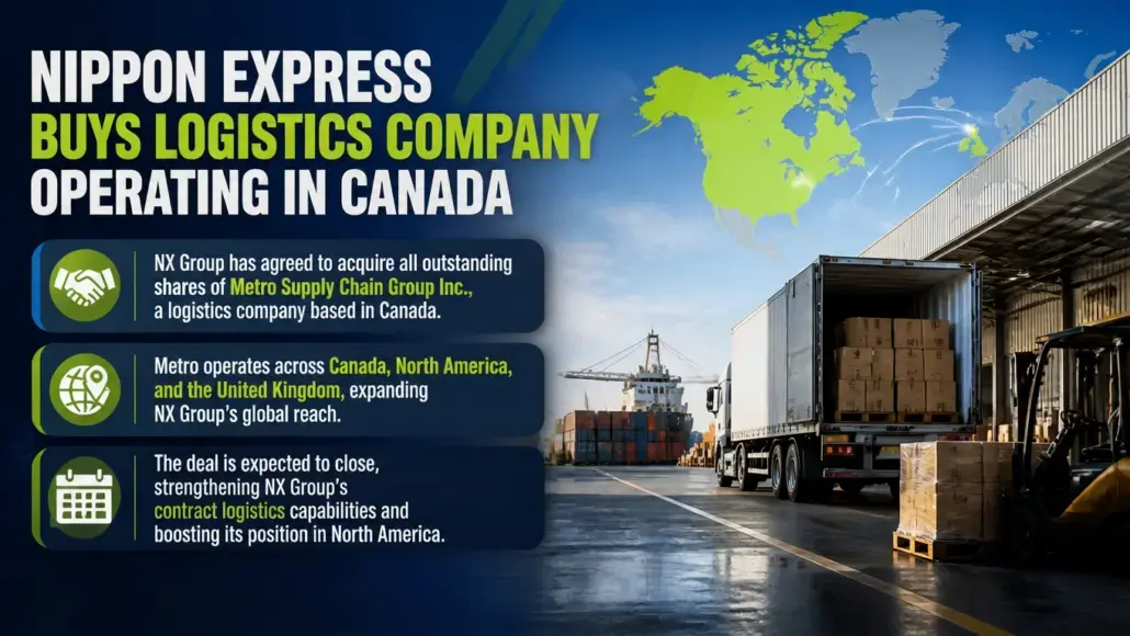 Nippon Express Buys Logistics Company Operating in Canada