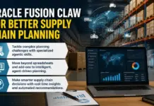 Oracle Fusion Claw for Better Supply Chain Planning Oracle Fusion Claw for Better Supply Chain Planning